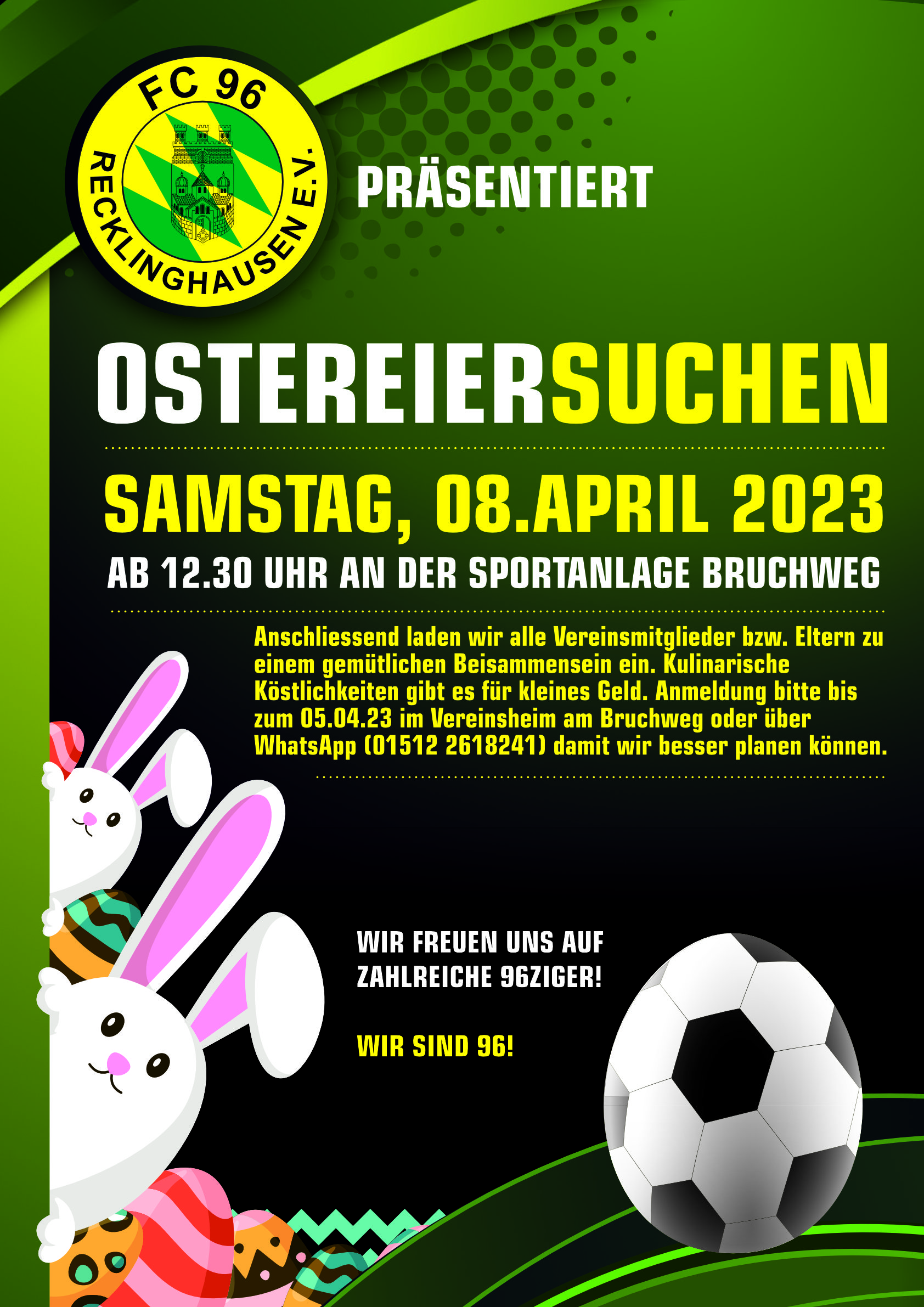 Read more about the article Ostereier-Suche beim FC 96
